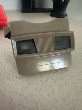 Vintage 1970s GAF View-Master Model G Stereo Viewer Tan Brown